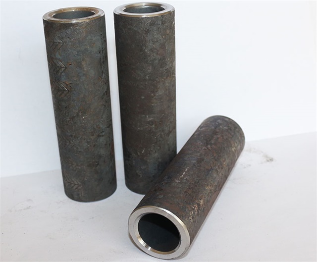 浦东冷挤压钢筋套筒应该怎么样激光打标